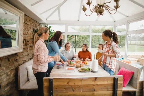 Preparing to Make Lunch Fotos Stock