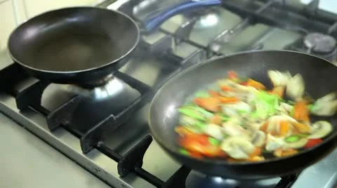 Preparing a meal Stock Footage 24672360