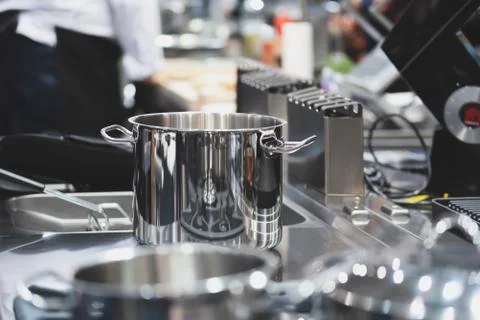 Preparing meal in the restaurant Stock Photos