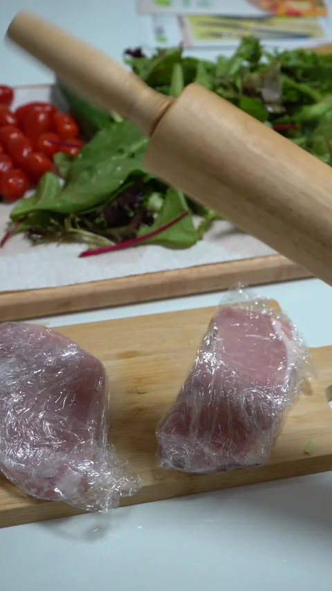 Preparing Meat Cutlets Stock Footage 288919677
