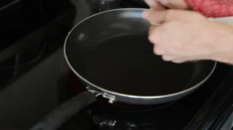 Preparing Meat in a pan. 動画素材 10580039