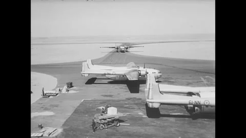 Preparing for a nuclear test. Gerboise Bleue Stock-Footage 296068505