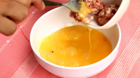 Preparing omelet Stock Footage 52707531