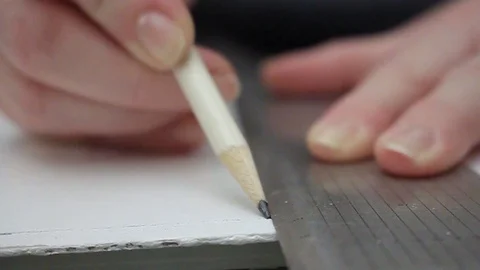 Preparing paper for decoupage Video stock 124658931