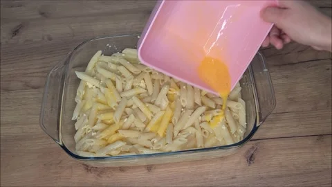 Preparing Pasta With Cheese Stock Footage 220727645
