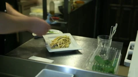 Preparing Pasta Stock Footage 10846537