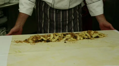 Preparing Pastry Mix Stock-Footage 33194645