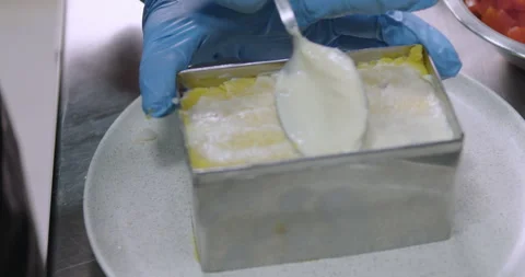 Preparing Peruvian Causa – Authentic Cooking stock video Stock Footage 290998965