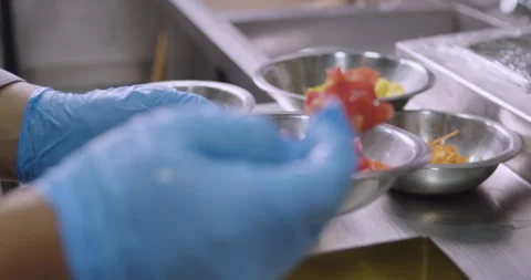 Preparing Peruvian Causa – Authentic Cooking stock video Stock Footage 290998974