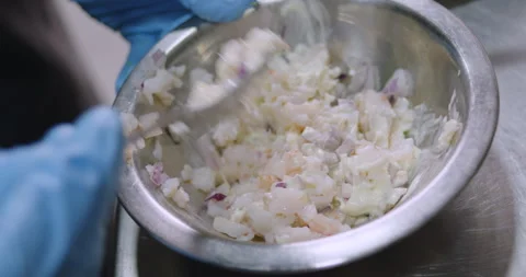 Preparing Peruvian Causa – Authentic Cooking stock video Stock Footage 290999207