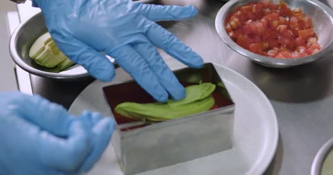 Preparing Peruvian Causa – Authentic Cooking stock video Stock Footage 290999545