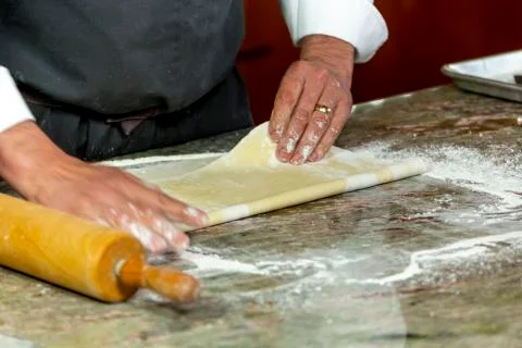 Preparing Pierogies Stock Photos