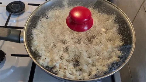  Preparing Popcorn  Stock Footage 157443606