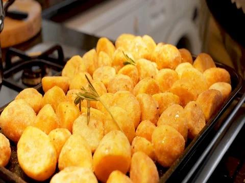 Preparing Potatoes For Cooking Stock Footage 77727087