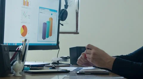 Preparing Presentation Stock Footage 68144169