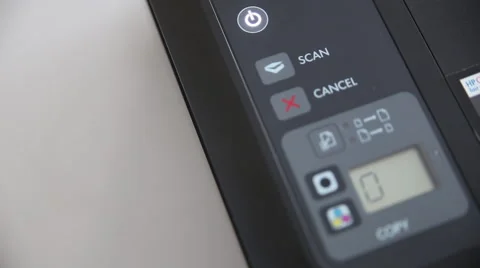 Preparing the printer to print documents. video hd Stock Footage 53852538