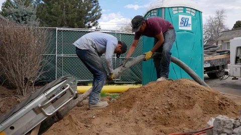 Preparing the Pump Stock Footage 123038947