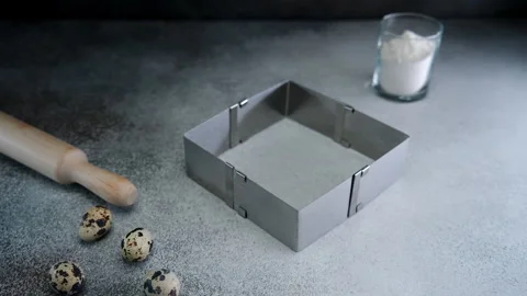 Preparing a Quail Egg Breakfast in a Modern Kitchen Stock Footage 273700716