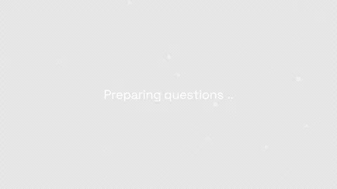 Preparing questions with animated elements in a gray background Stock Footage 344621479