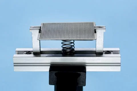 Preparing for reballing a BGA chip on a processor from a computer. Laptop pro Stock Photos