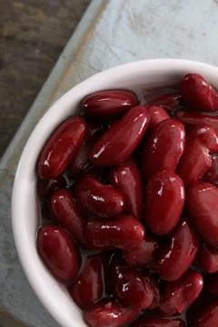 Preparing red kidney beans Stock Photos