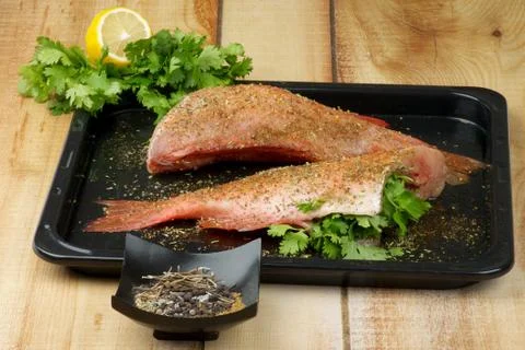 Preparing Redfish Stock Photos