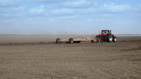 Preparing rice plantation Stock Footage 77251794