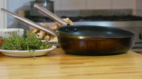 Preparing a roast Stock Footage 18091228