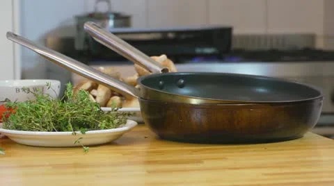 Preparing a roast Stock Footage 18091466