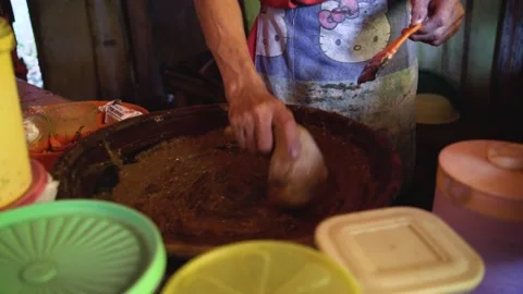 Preparing Rujak Cingur. Видео 263713020