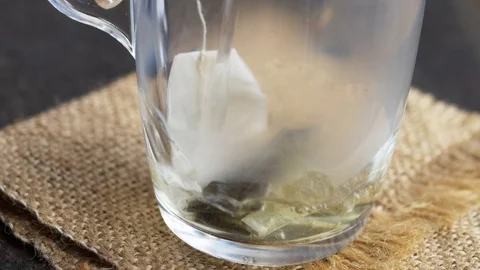 Preparing sage tea Stock Footage 70958771