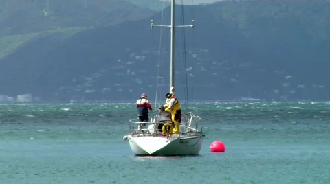 Preparing To Sail 스톡 동영상 360575