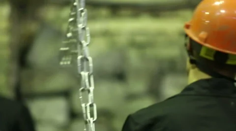 Preparing sand mold for casting Stock Footage 61845452