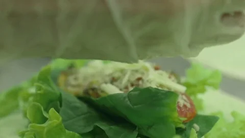 Preparing sandwich Video stock 77049019