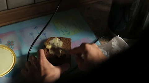 Preparing sandwiches Stock Footage 42179042