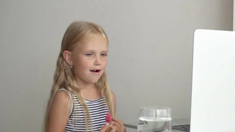 Preparing for school remotely Stock Footage 137457382