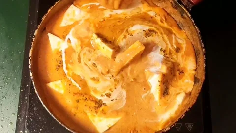 Preparing Shahi paneer Video stock 202169356
