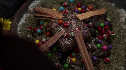 Preparing for the Shaman ceremony Stock Footage 270224645