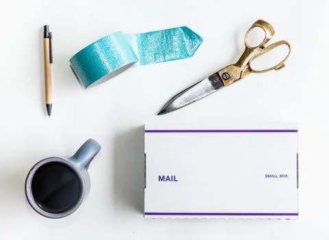 Preparing to Ship a Package Stock Photos