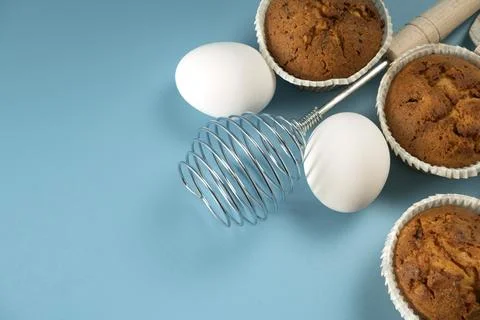Preparing Small Easter Bunt Cakes with Icing Stock Photos