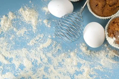 Preparing Small Easter Bunt Cakes with Icing Stock Photos