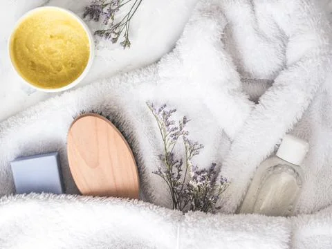 Preparing for the Spa Treatment Stock Photos