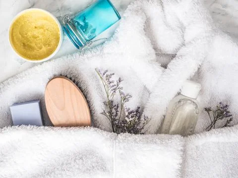 Preparing for the Spa Treatment Stock Photos