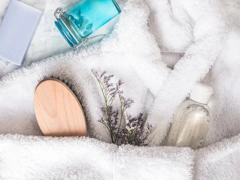 Preparing for the Spa Treatment Stock Photos