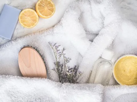 Preparing for the Spa Treatment Stock Photos