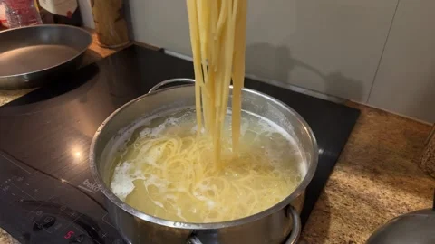 Preparing Spaghetti Pasta Video stock 278228349