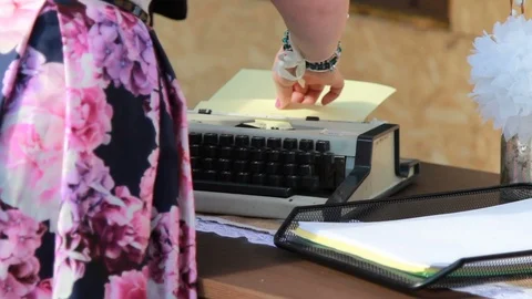 Preparing To Start Writing Stock Footage 96487282