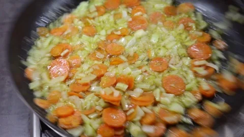 Preparing stew Stock Footage 70759814