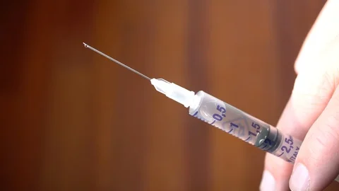 Preparing a Syringe, Macro Stock Footage 102614331