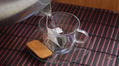 Preparing tea Stock Footage 48869746